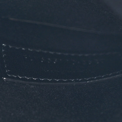 Saint Laurent Smooth Shiny Calfskin Monogram Uptown Pouch Black 7 of 9