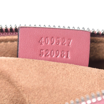 Gucci GG Supreme Monogram Blooms Medium Boston Beige Multicolor Dry Rose 10 of 10