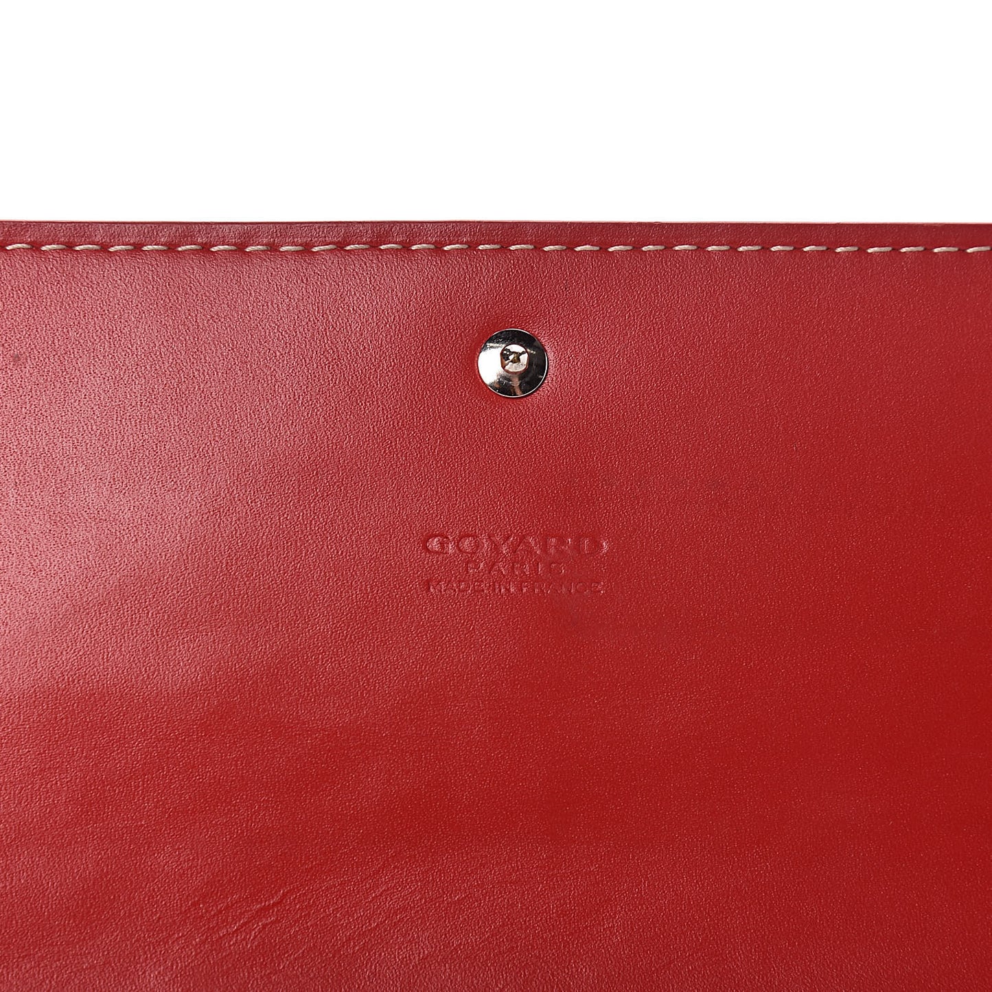 Goyardine Varenne Long Wallet Red