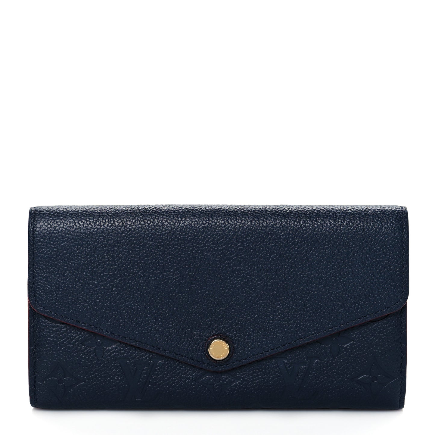 Empreinte Sarah Wallet NM Marine Rouge