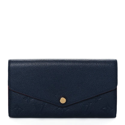 Louis Vuitton Empreinte Sarah Wallet NM Marine Rouge 1 of 8