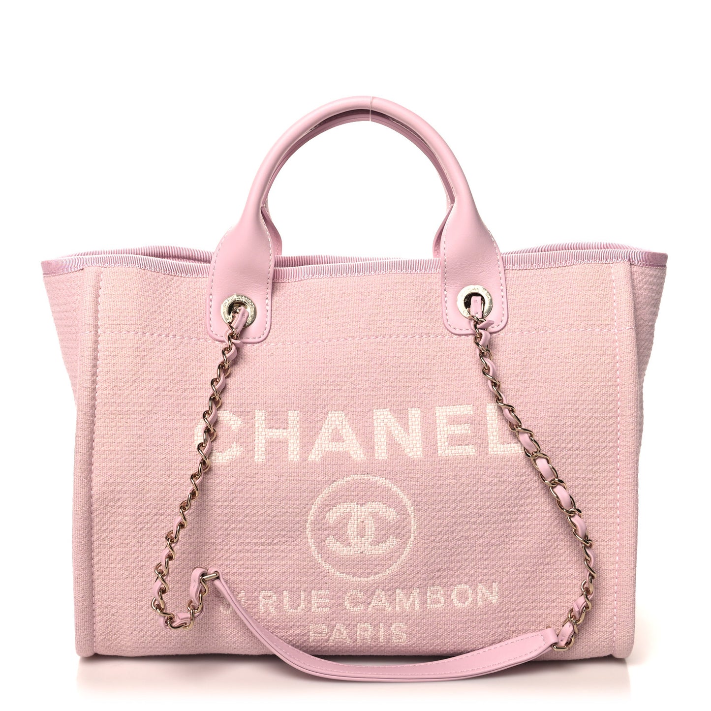 Mixed Fibers Small Deauville Tote Pink