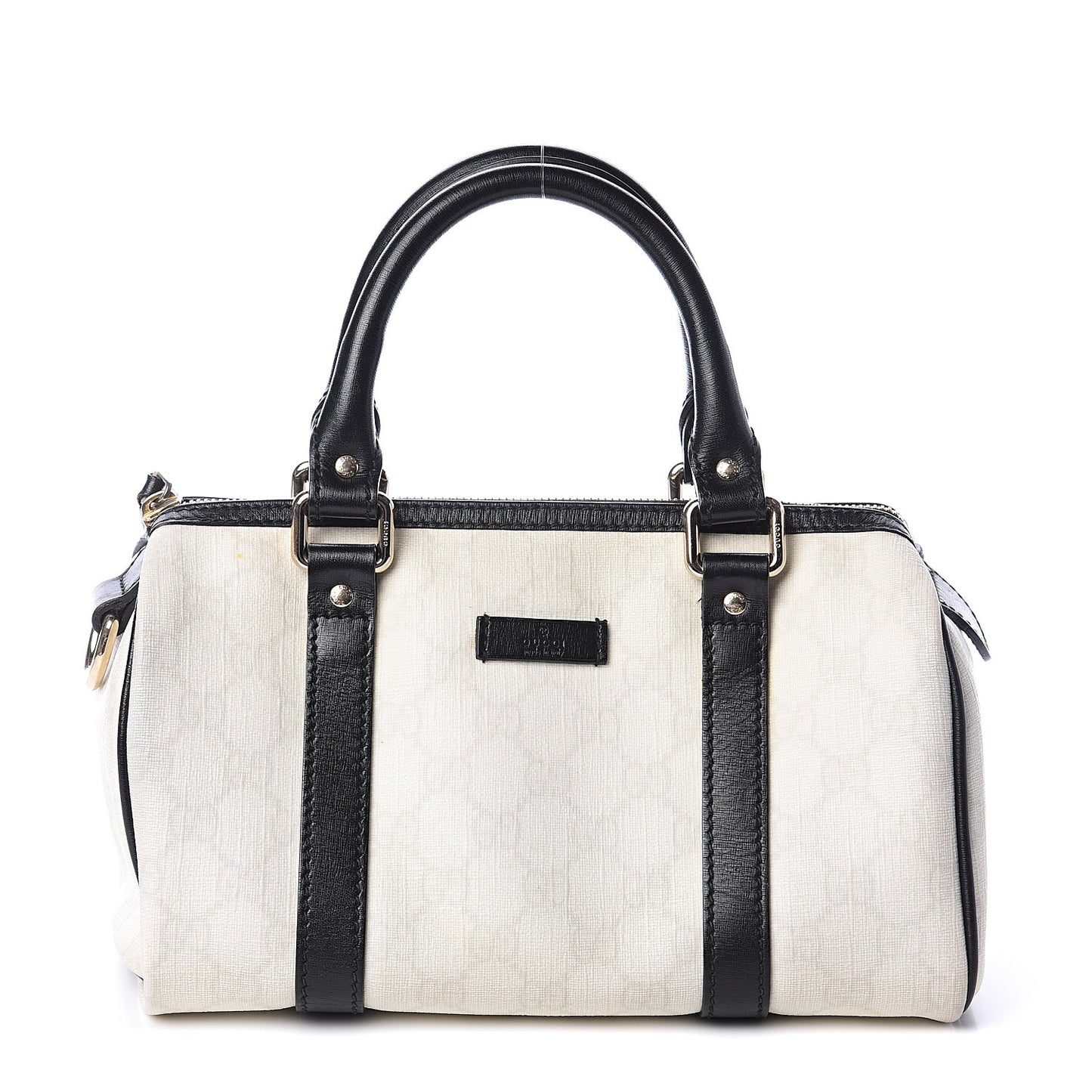 GG Plus Monogram Small Joy Boston White Black