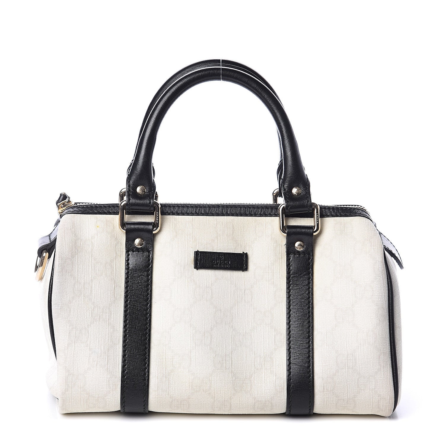Gucci GG Plus Monogram Small Joy Boston White Black 1 of 8