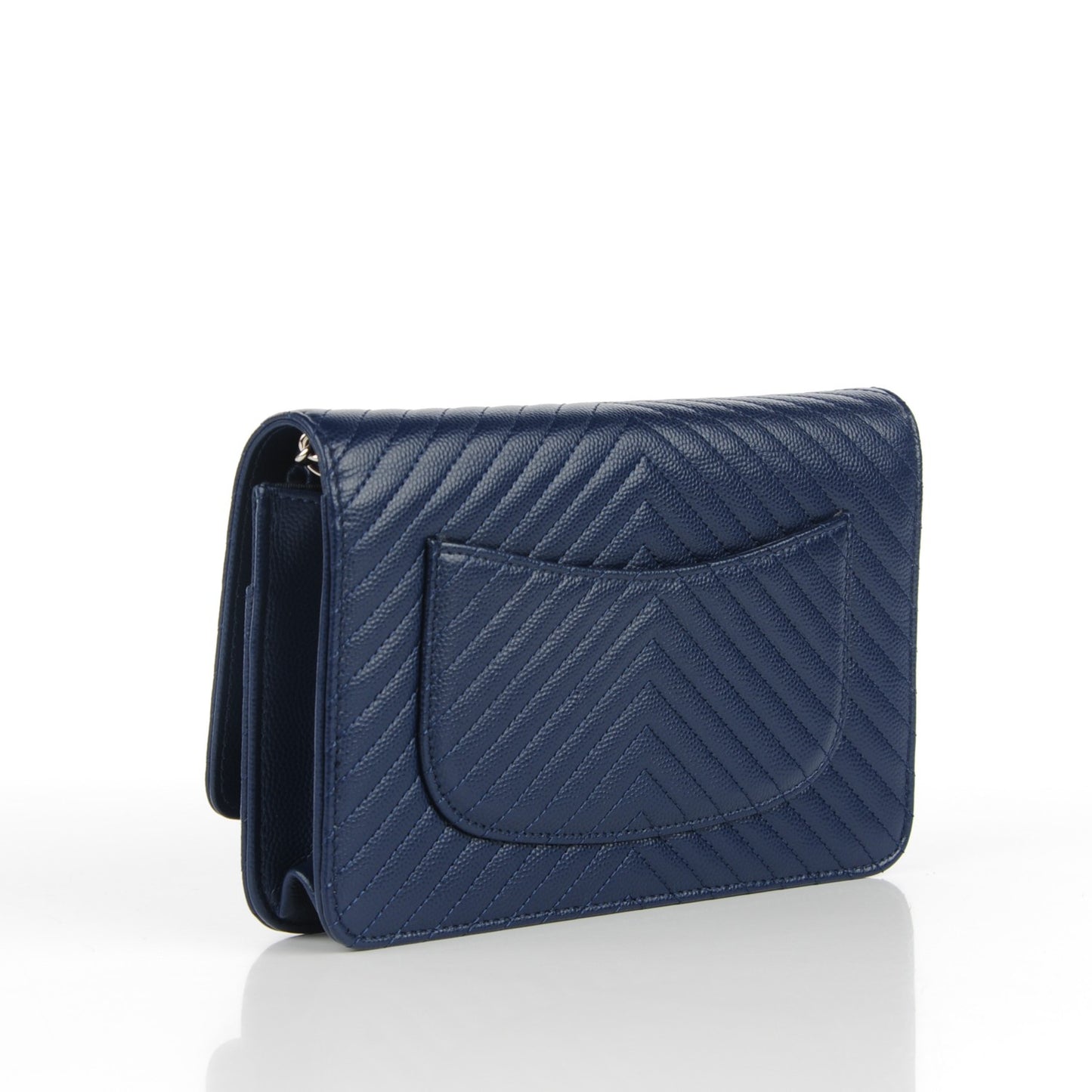Caviar Chevron Wallet On Chain WOC Navy
