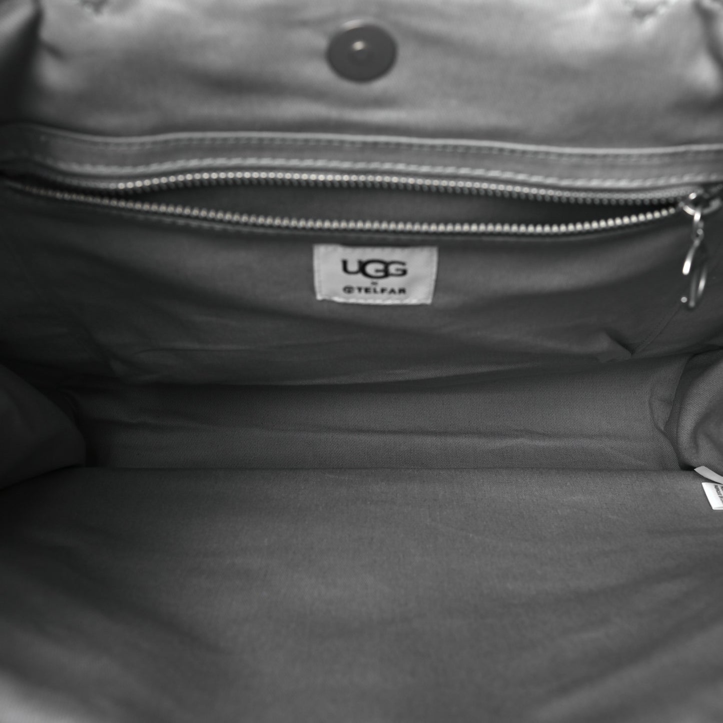 X UGG Fleece Medium Shopping Bag Grey