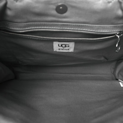 Telfar X UGG Fleece Medium Shopping Bag Grey 5 of 8