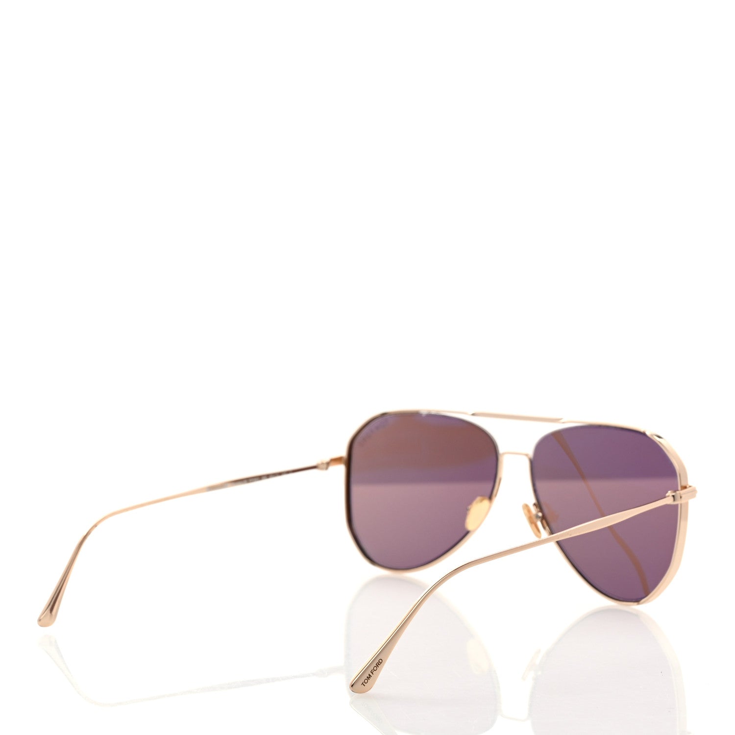 Tom Ford Metal Charles-02 Aviator Sunglasses TF853 Gold 4 of 8