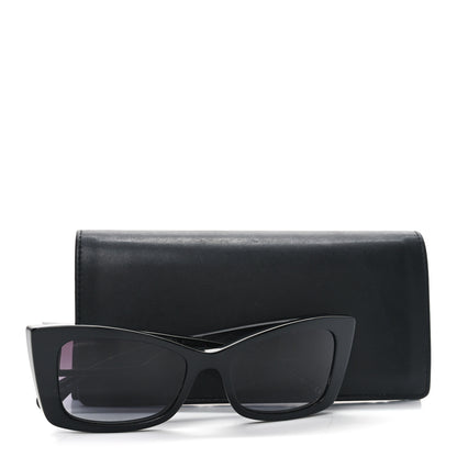 Chanel Acetate CC Rectangle Sunglasses 5430 Black 7 of 7