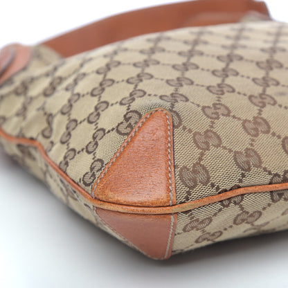 Gucci Monogram Creole Hobo Tobacco 9 of 12