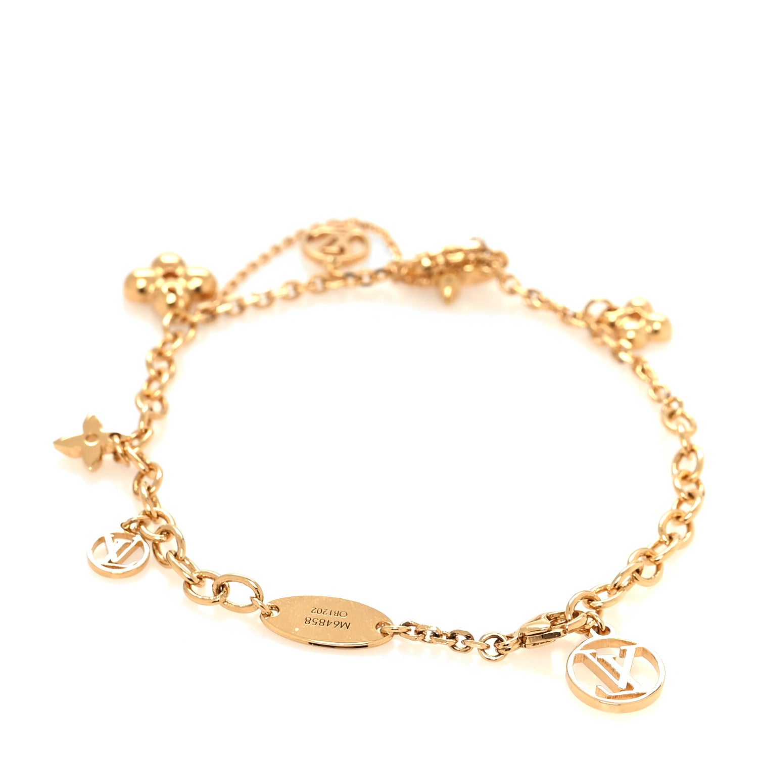 Louis Vuitton Metal Monogram Blooming Supple Bracelet 3 of 6