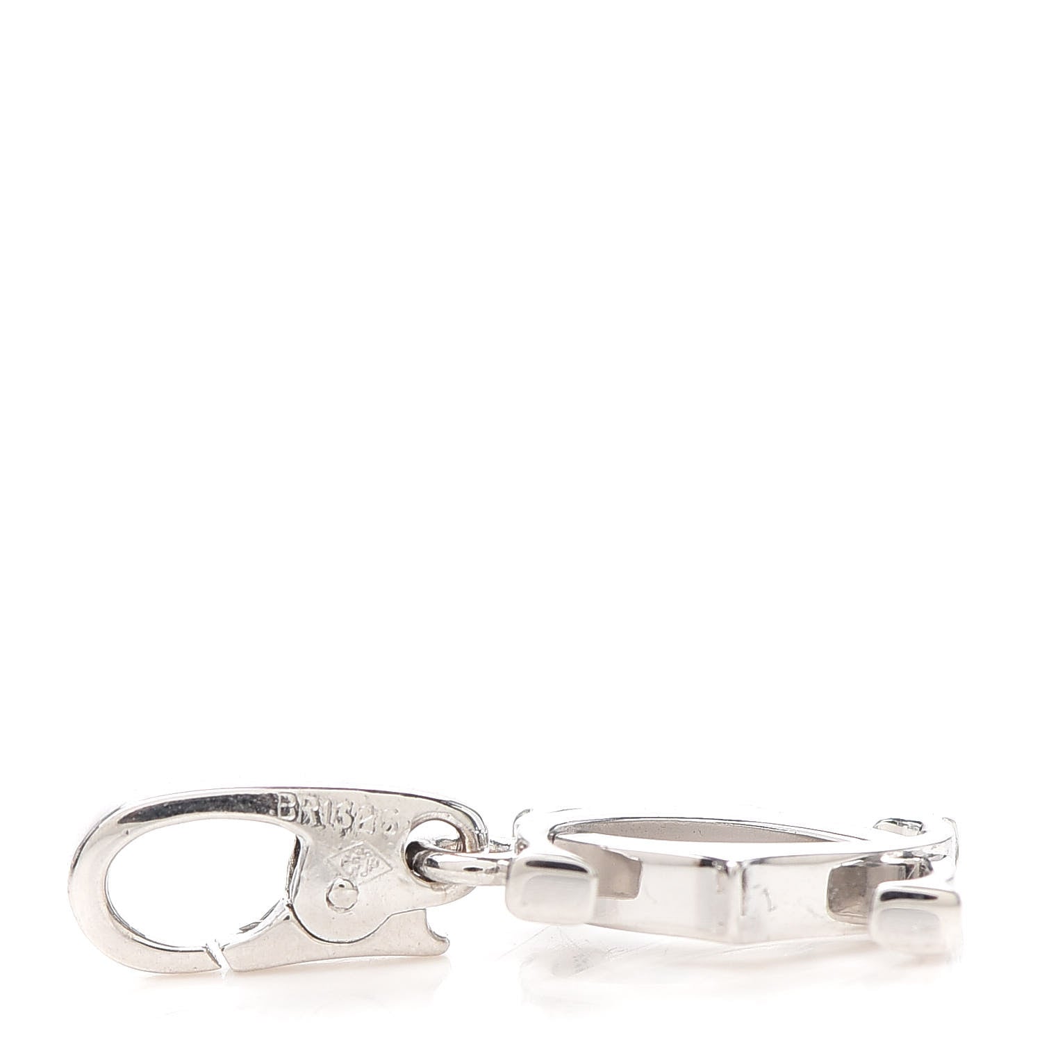 Cartier 18K White Gold Logo Charm 3 of 4