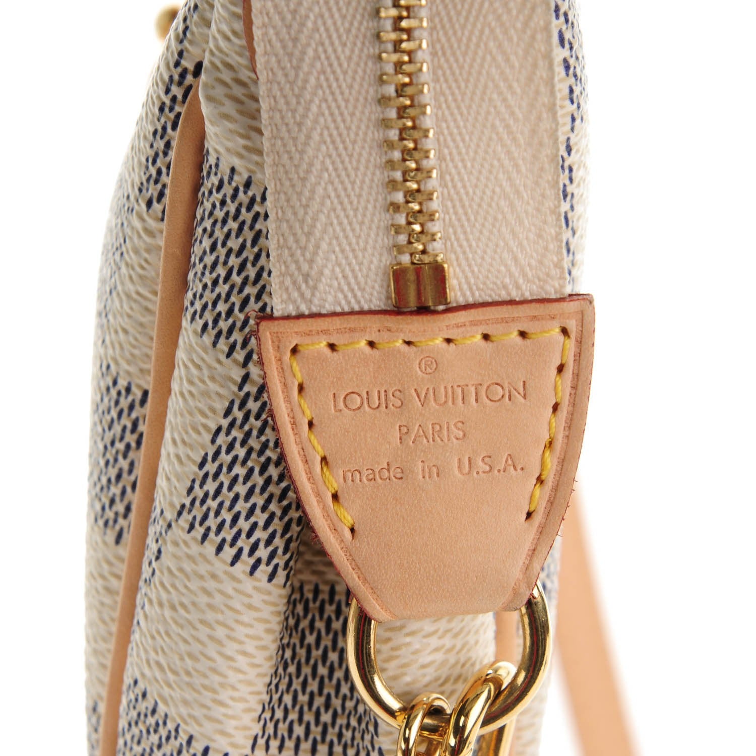 Louis Vuitton Damier Azur Eva Clutch 6 of 7