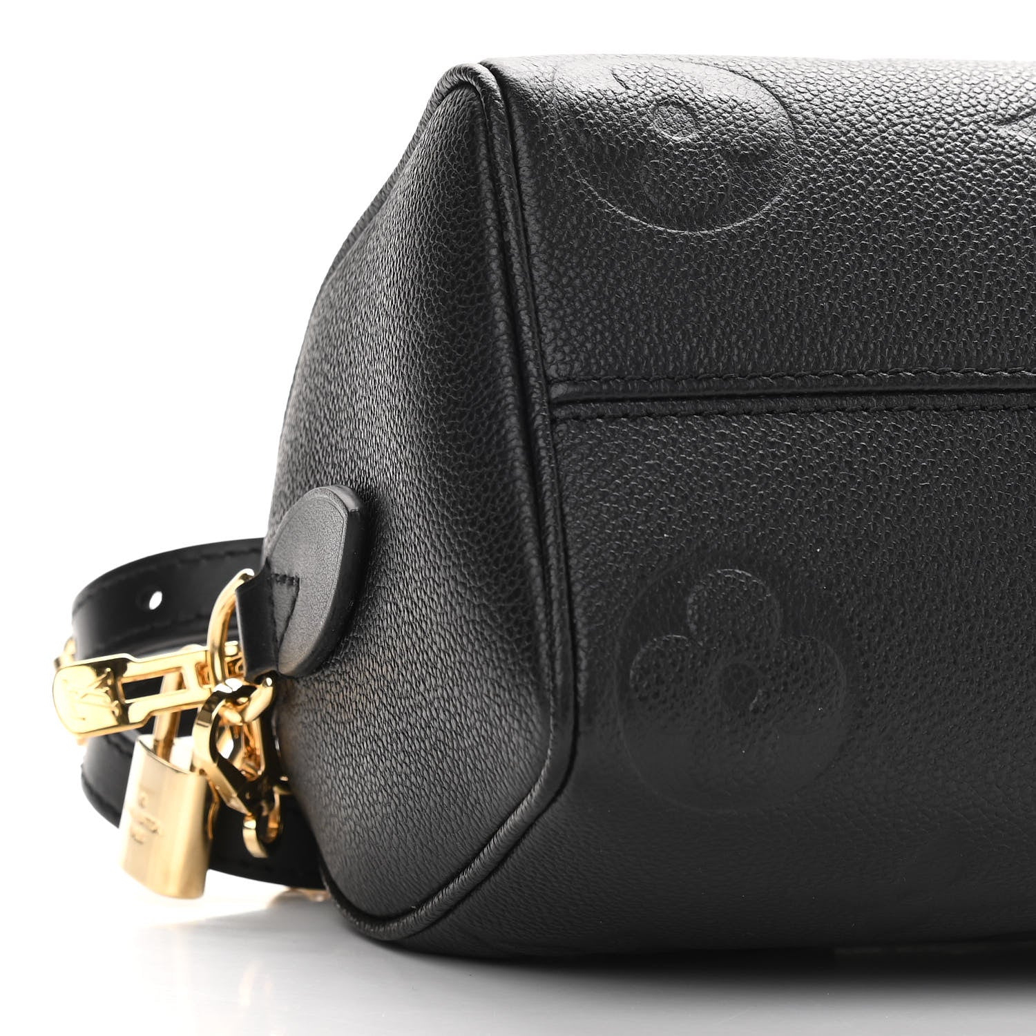 Louis Vuitton Empreinte Monogram Giant Speedy Bandouliere 20 Black 7 of 10