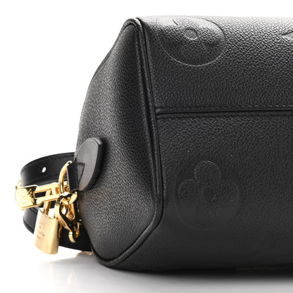 Louis Vuitton Empreinte Monogram Giant Speedy Bandouliere 20 Black 7 of 10
