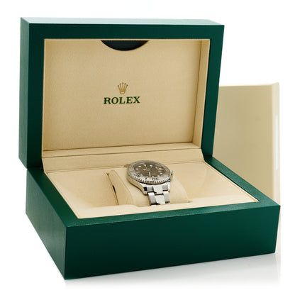 Rolex Stainless Steel Platinum 37mm Oyster Perpetual Date Yacht-Master Watch Slate 268622 5 of 5