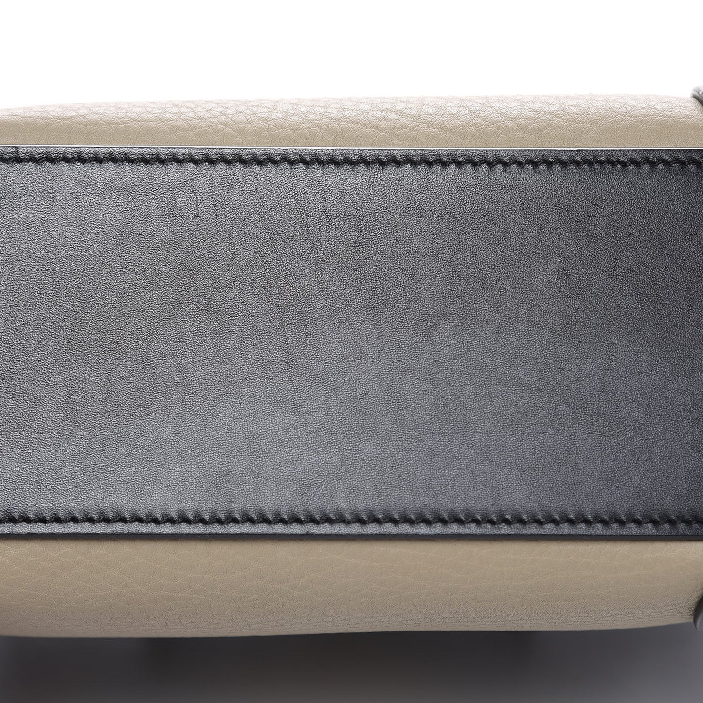 Elephant Calfskin Nano Tri-Color Luggage Beige