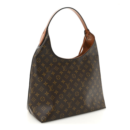 Louis Vuitton Monogram Flower Hobo Brown 3 of 11