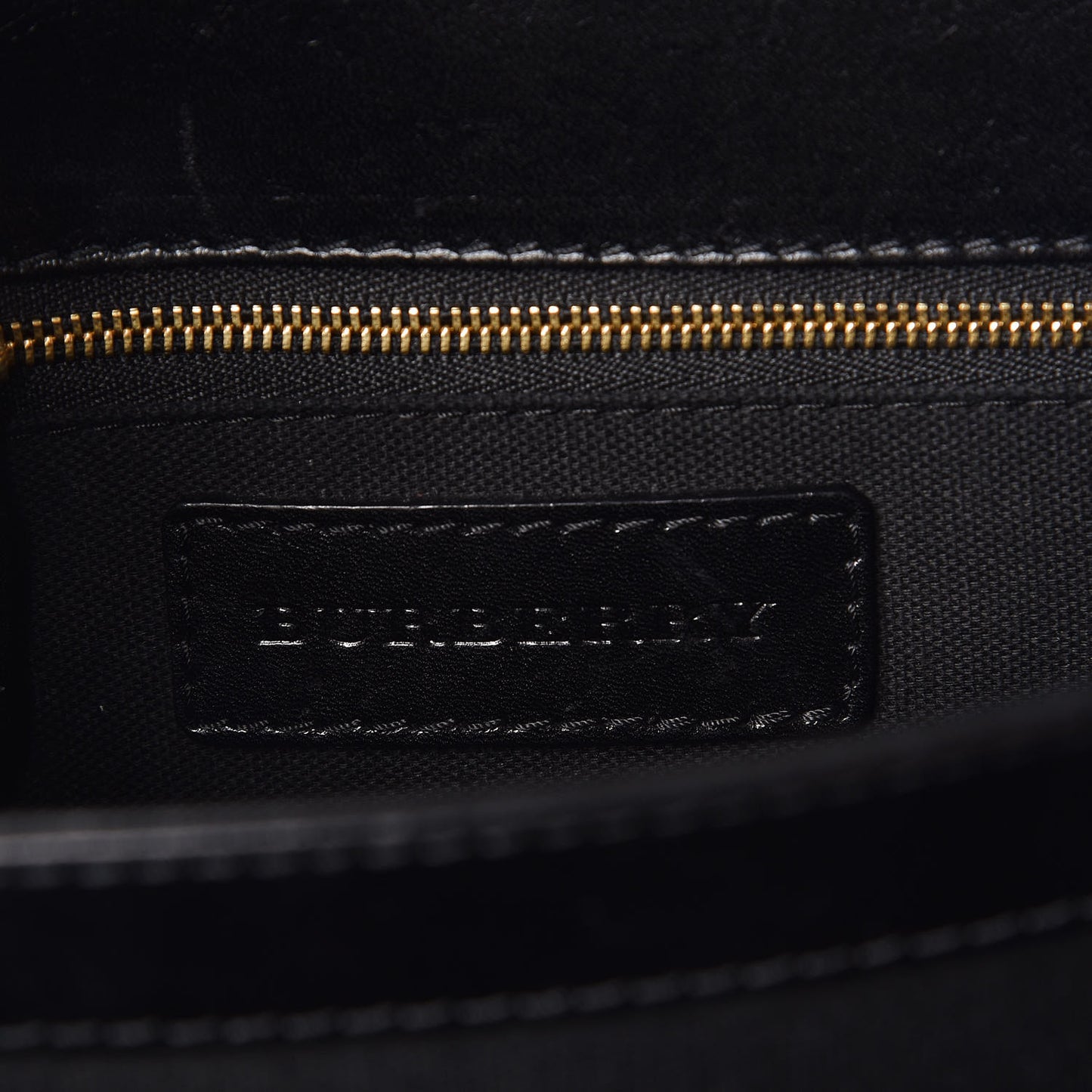 House Check Bridle Calfskin Top Handle Shoulder Bag Black