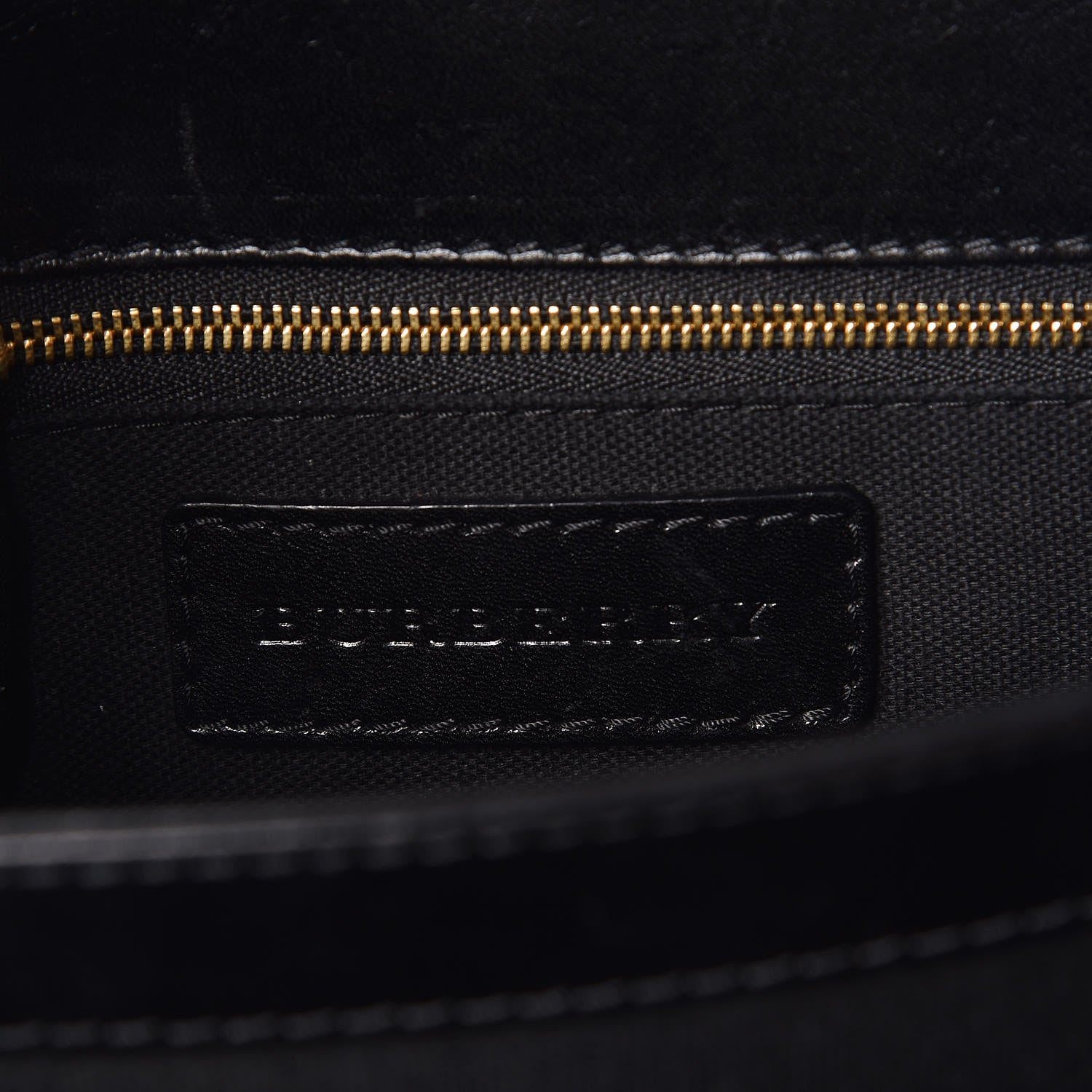Burberry House Check Bridle Calfskin Top Handle Shoulder Bag Black 8 of 9