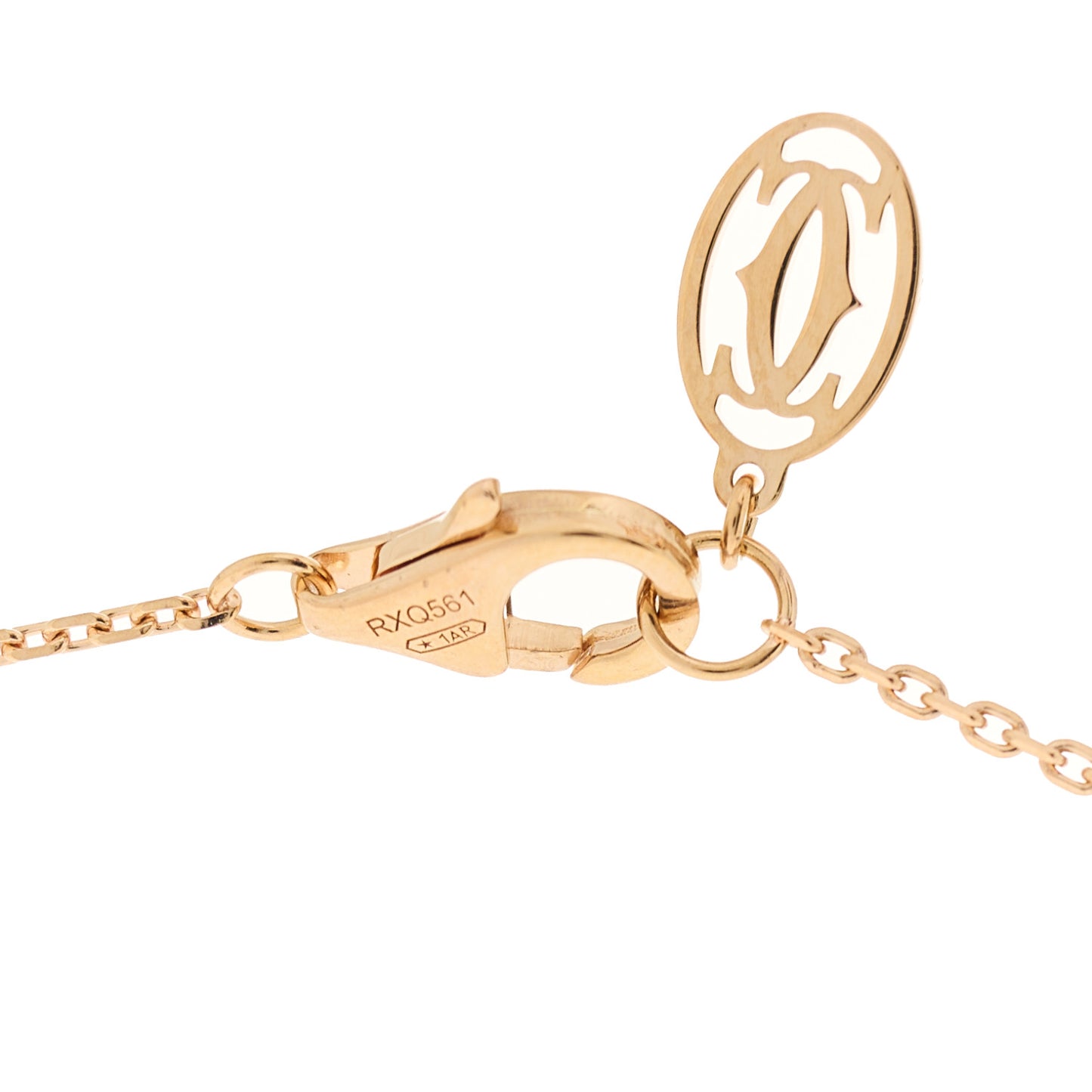 18K Pink Gold Diamond XS D'Amour Pendant Necklace