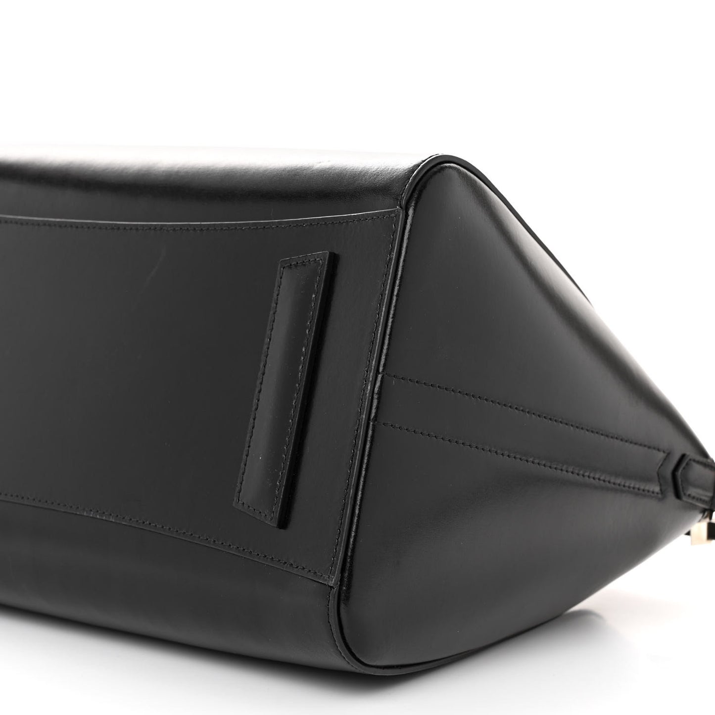 Shiny Lord Calfskin Medium Antigona Black