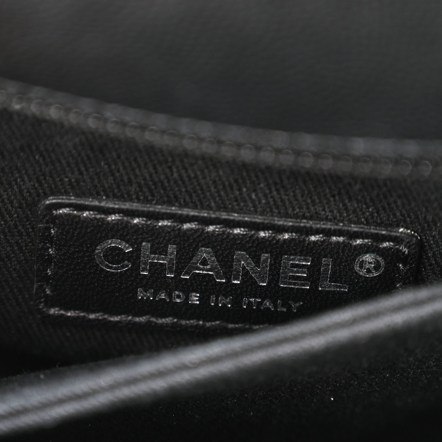 Chanel Caviar Chevron Quilted Mini Coco Handle Flap So Black 6 of 10