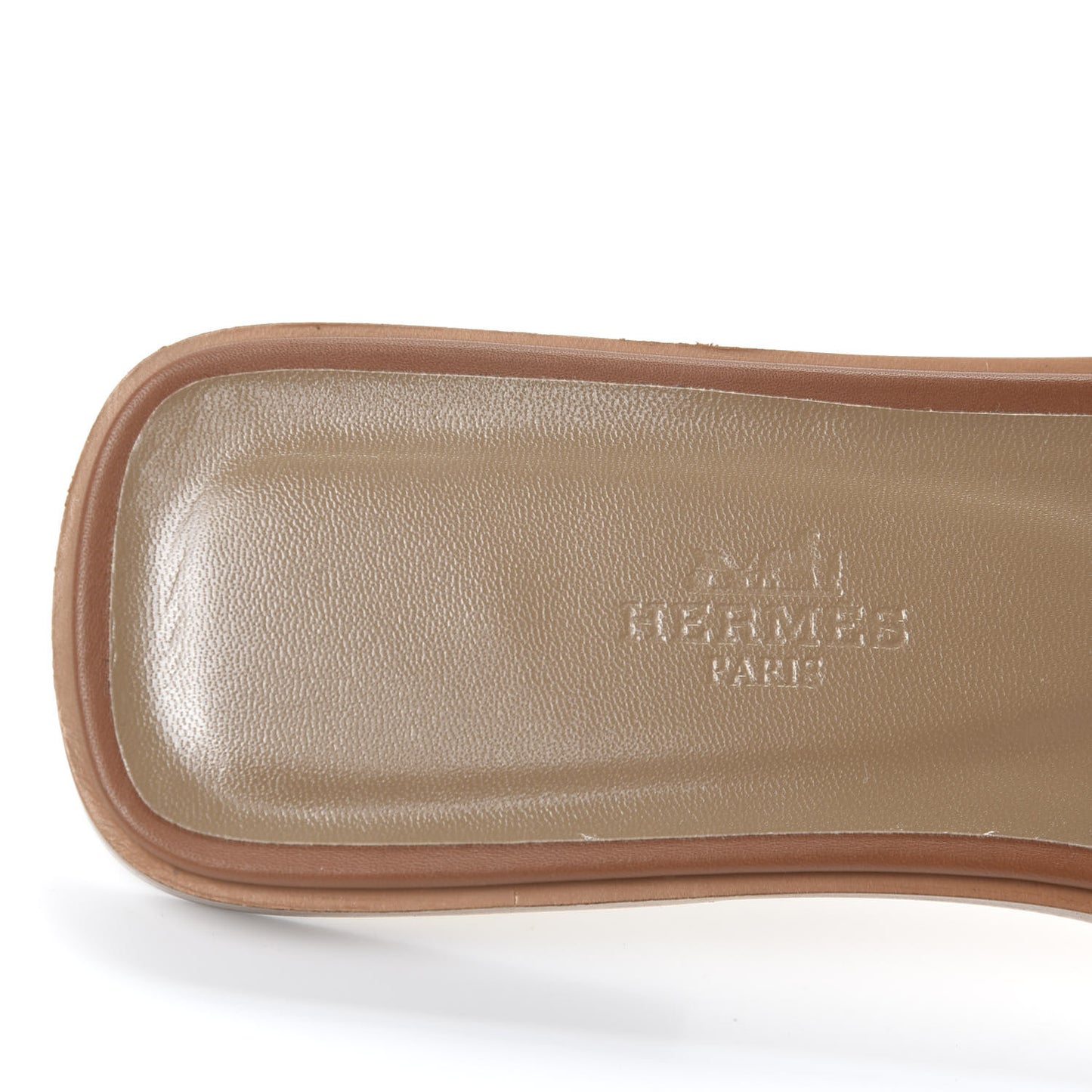 Box Calfskin Oran Sandals 39.5 Gold