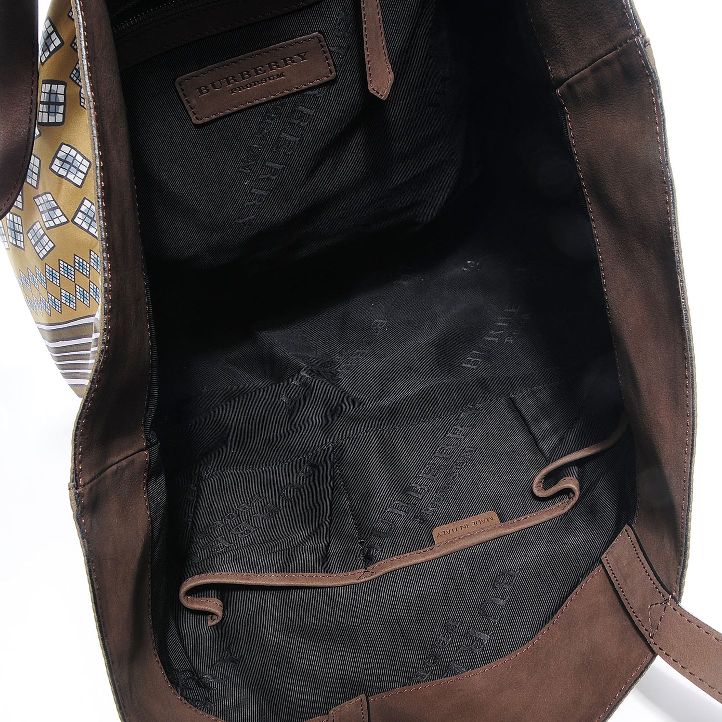 Mens Prorsum Printed Tote Green