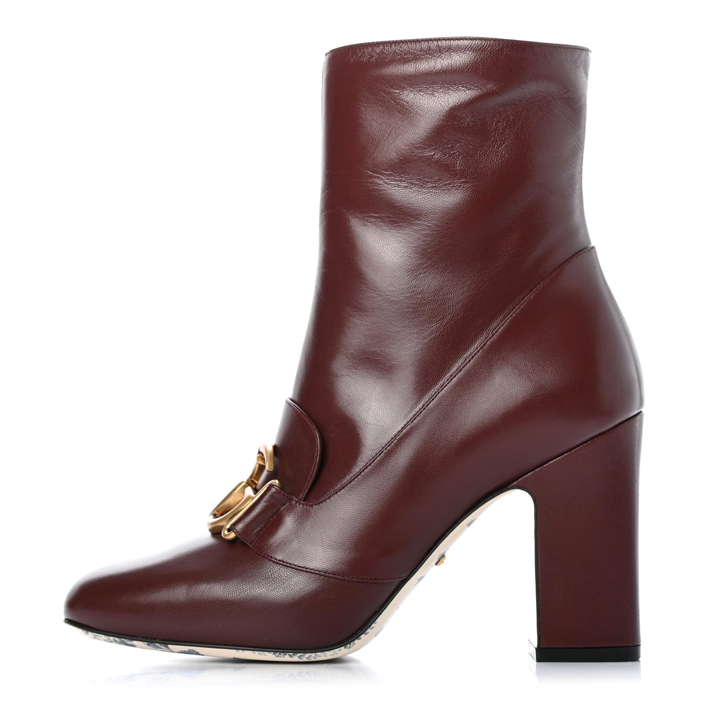 Malaga Kid GG Victoire 95mm Ankle Boots 39 Vintage Bordeaux