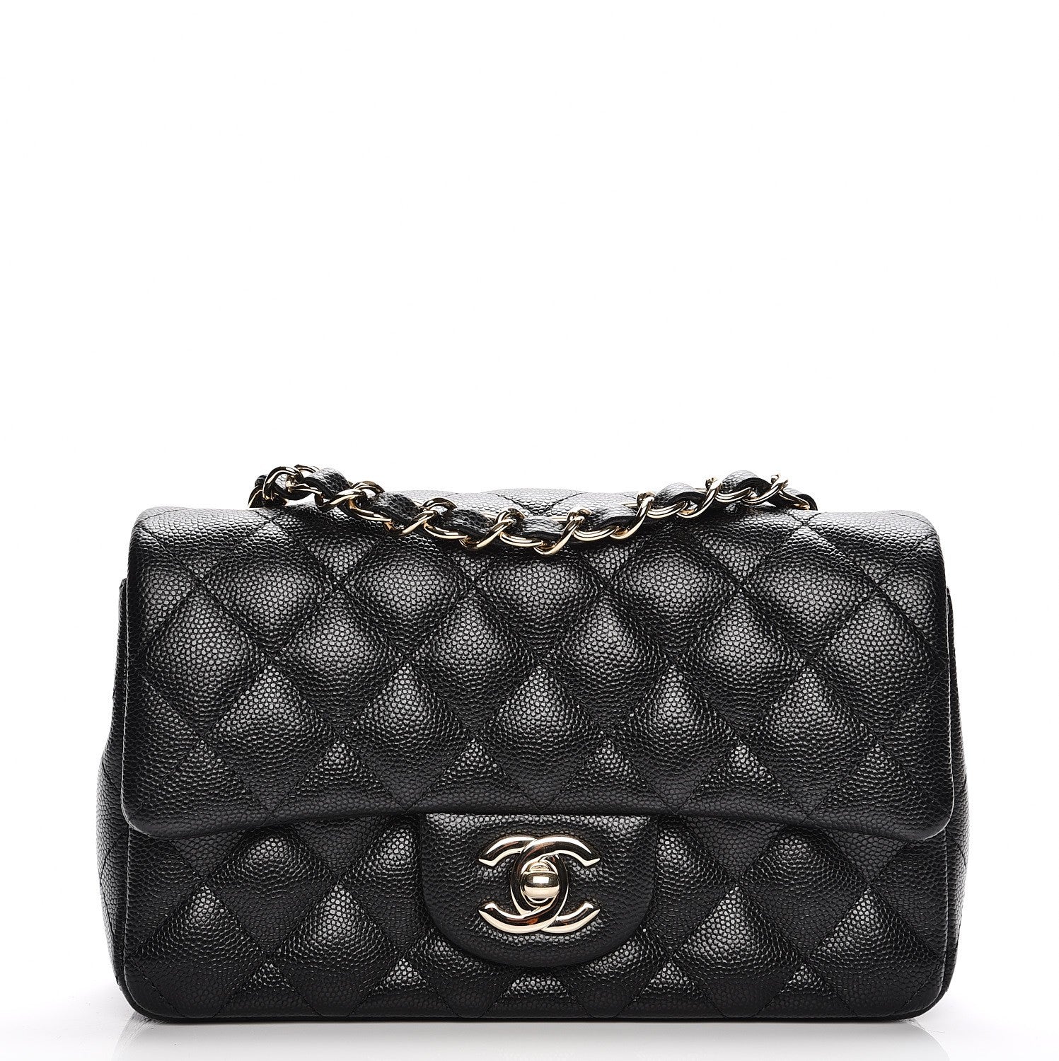 Chanel Caviar Quilted Mini Rectangular Flap Black 1 of 8