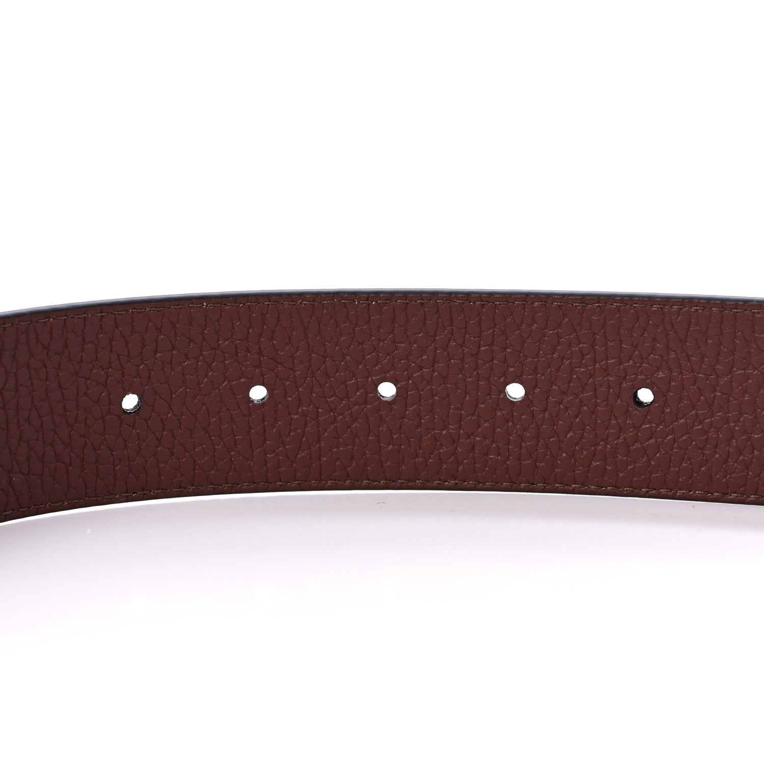 Louis Vuitton Taurillon Calfskin LV Tilt Reversible Belt 95 38 Navy Cognac 3 of 4