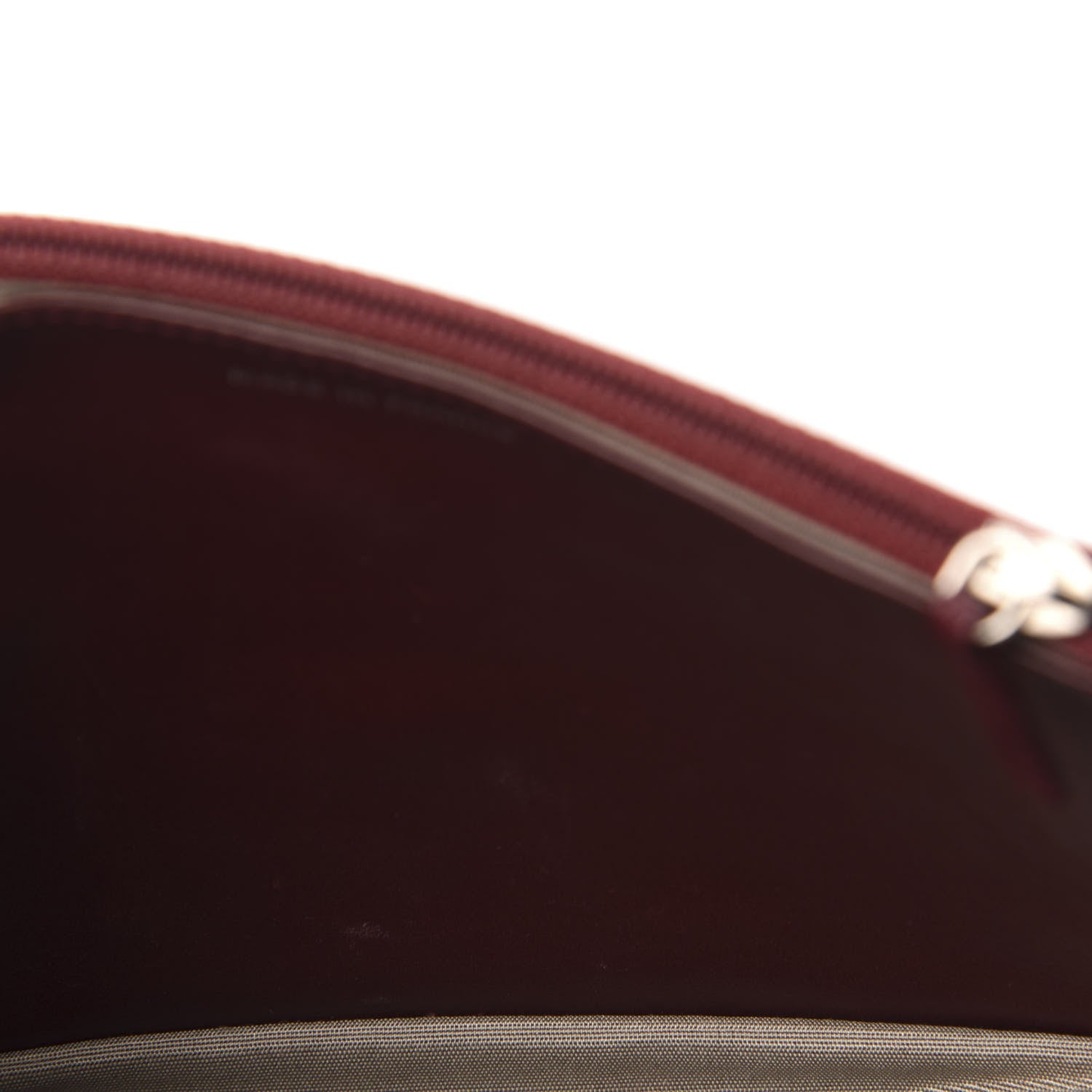 Chanel Caviar Timeless CC Wallet on Chain WOC Dark Red 11 of 16