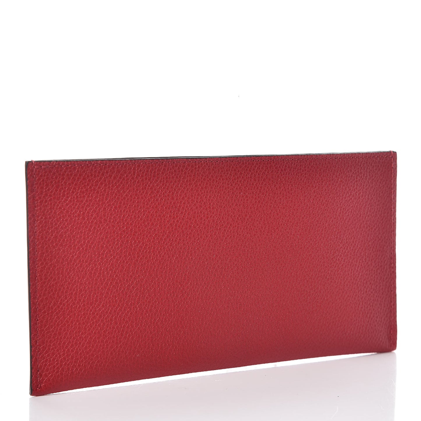Calfskin Felicie Card Holder Insert Cherry