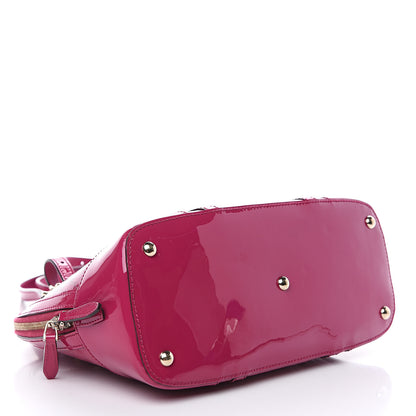 Gucci Patent Microguccissima Small Nice Top Handle Dome Bag Bright Bouganville 3 of 12