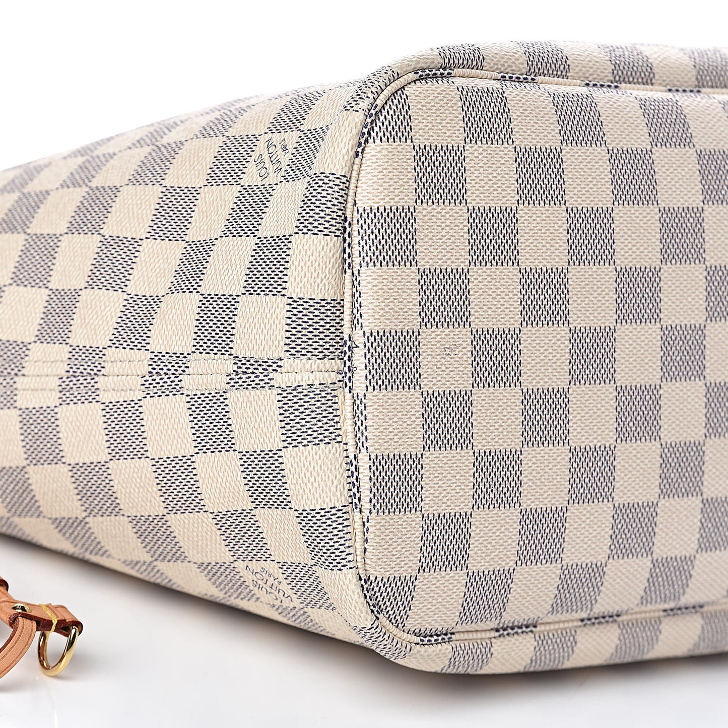 Damier Azur Neo Neverfull MM Rose Ballerine