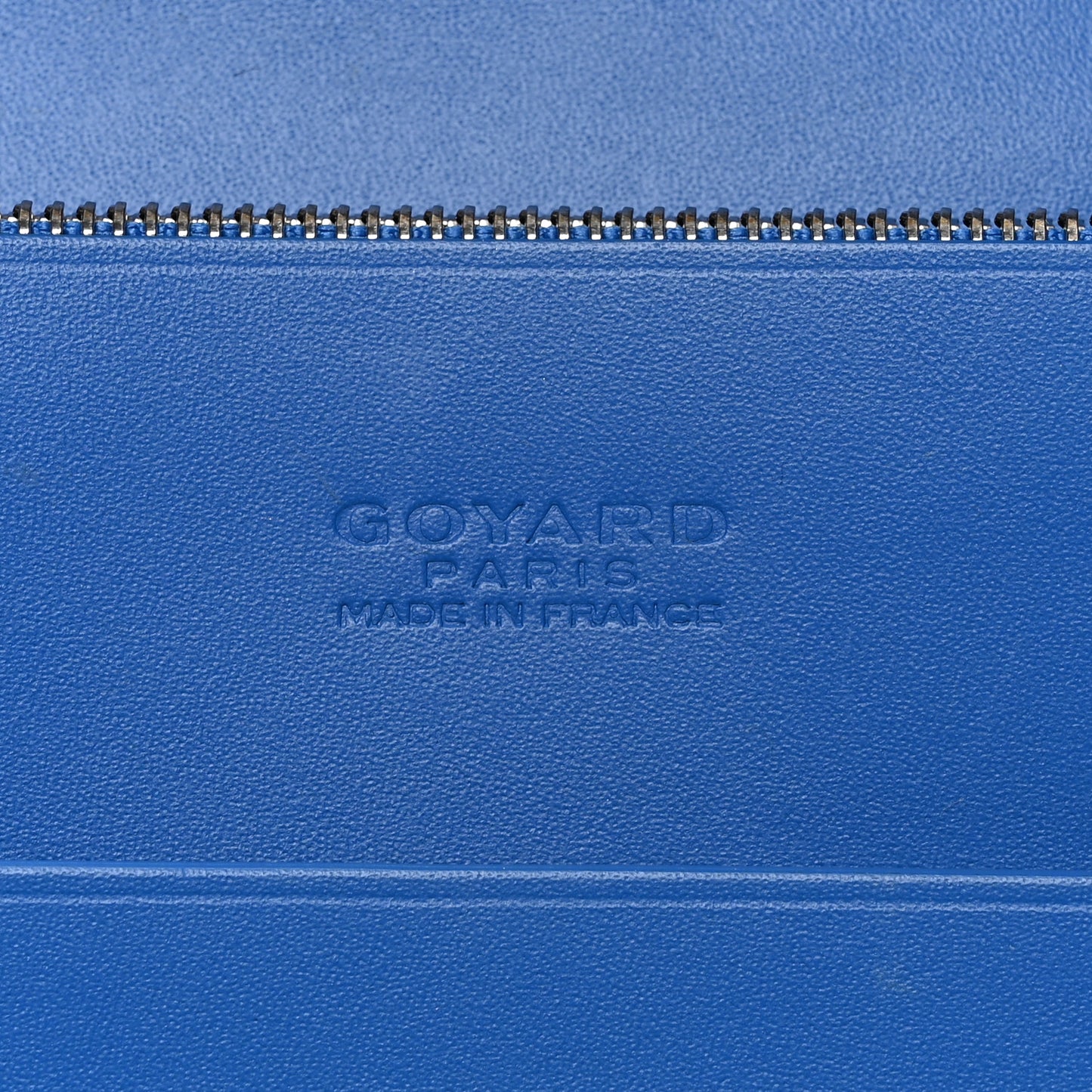 Goyardine Richelieu Wallet Sky Blue