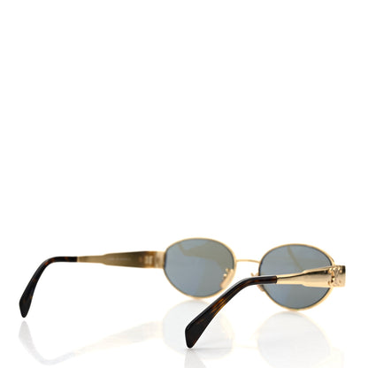 Celine Metal Triomphe 01 Sunglasses CL40235U Gold Green 4 of 7