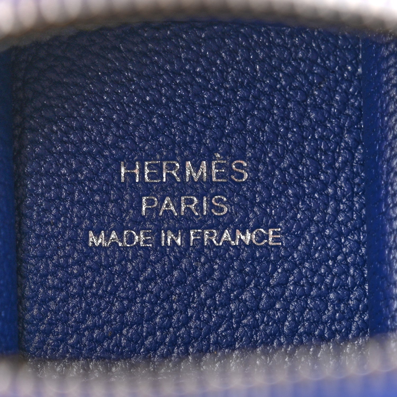 Hermes Chevre Mysore Bolide On Wheels Bag Charm Bleu Electrique 3 of 5