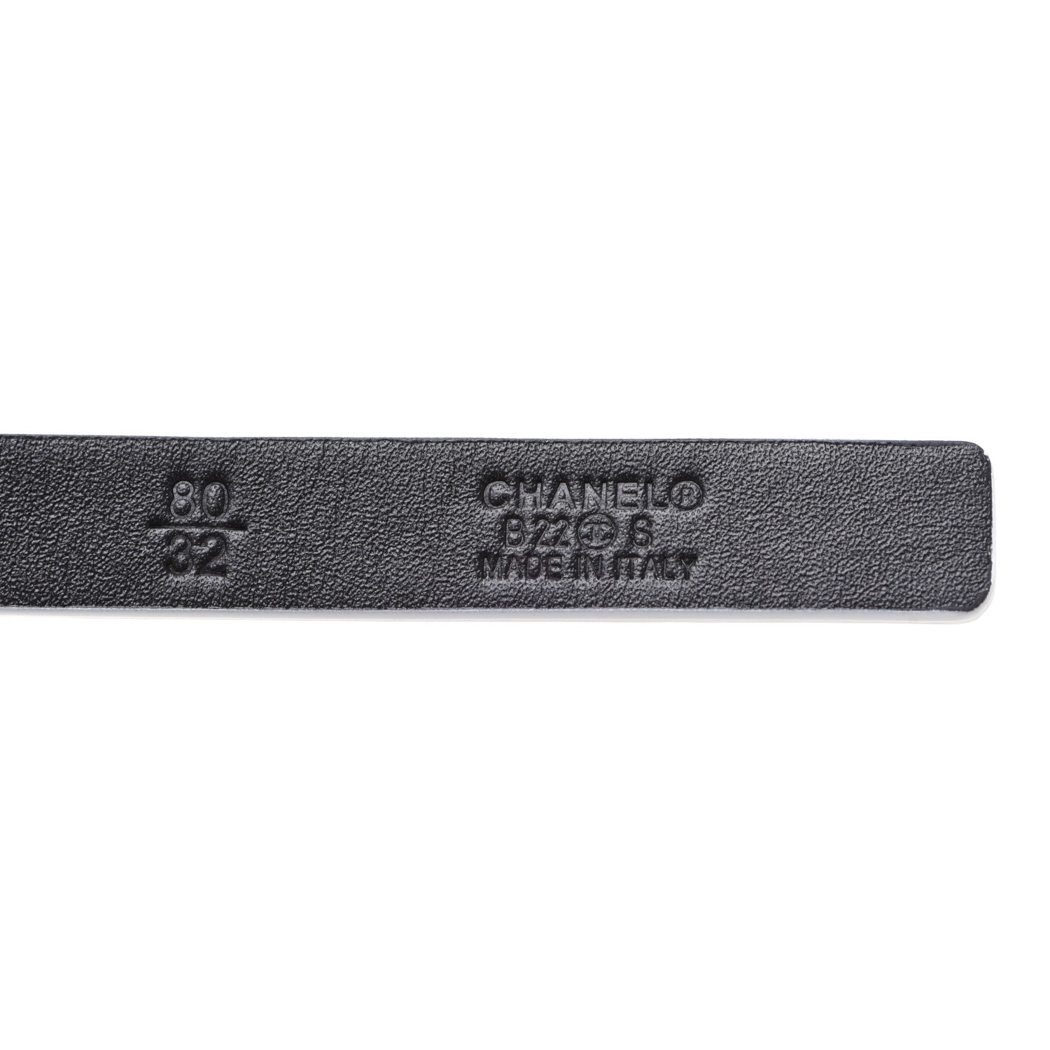 Chanel Lambskin CC Chain Belt 80 32 White 4 of 5