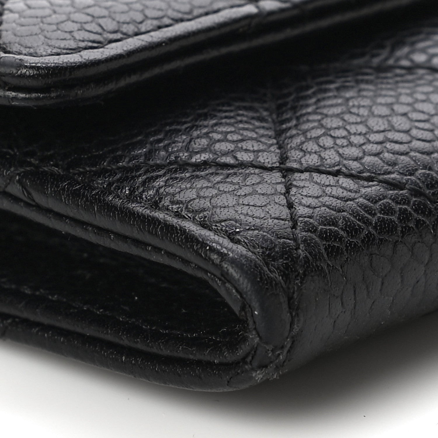 Chanel Caviar Quilted Flap Card Holder Black 17 of 25