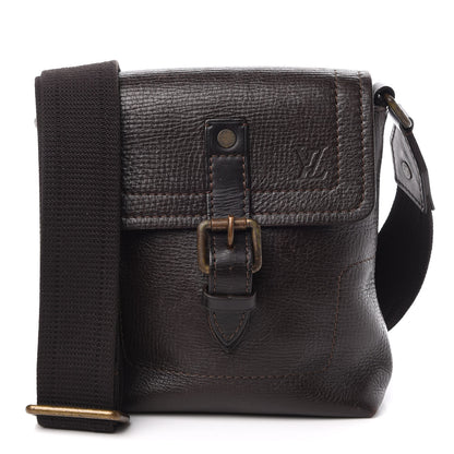 Louis Vuitton Utah Yuma Messenger Bag Café 1 of 11