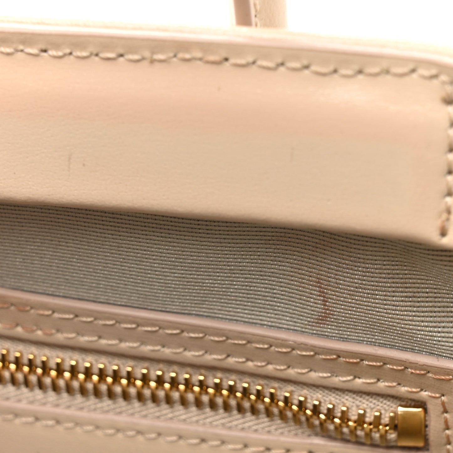 Box Calfskin Mini Lock Antigona Shoulder Bag Natural Beige