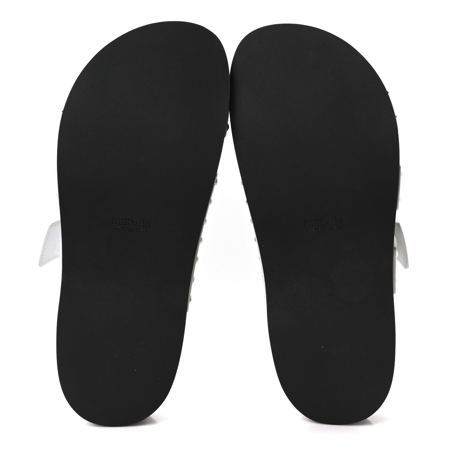 Hermes Calfskin Womens Kos Clog 39 White 6 of 10