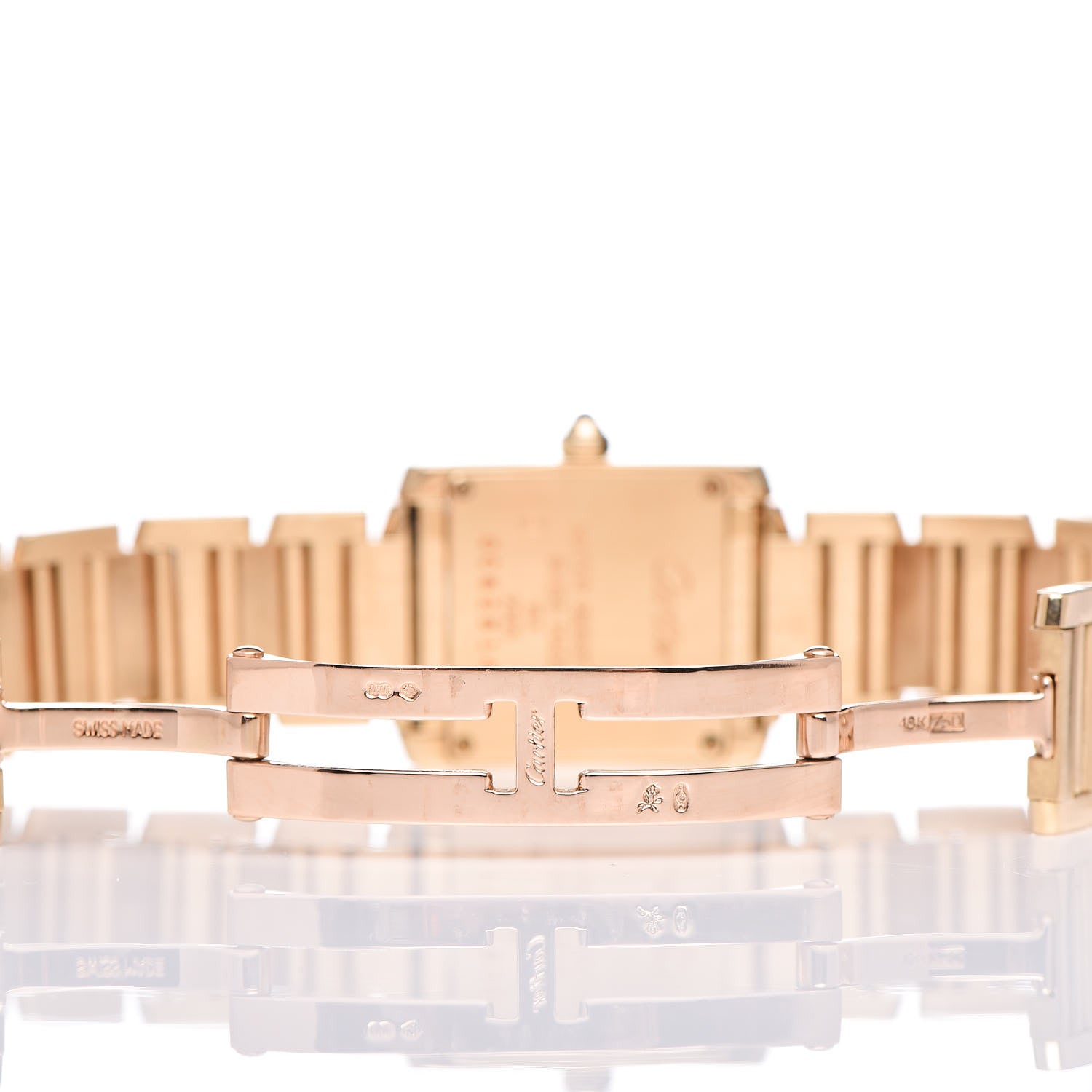 Cartier 18K Yellow Gold 20mm Tank Francaise Quartz Watch 6 of 9