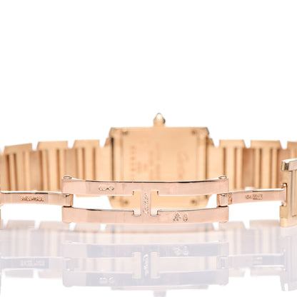 Cartier 18K Yellow Gold 20mm Tank Francaise Quartz Watch 6 of 9