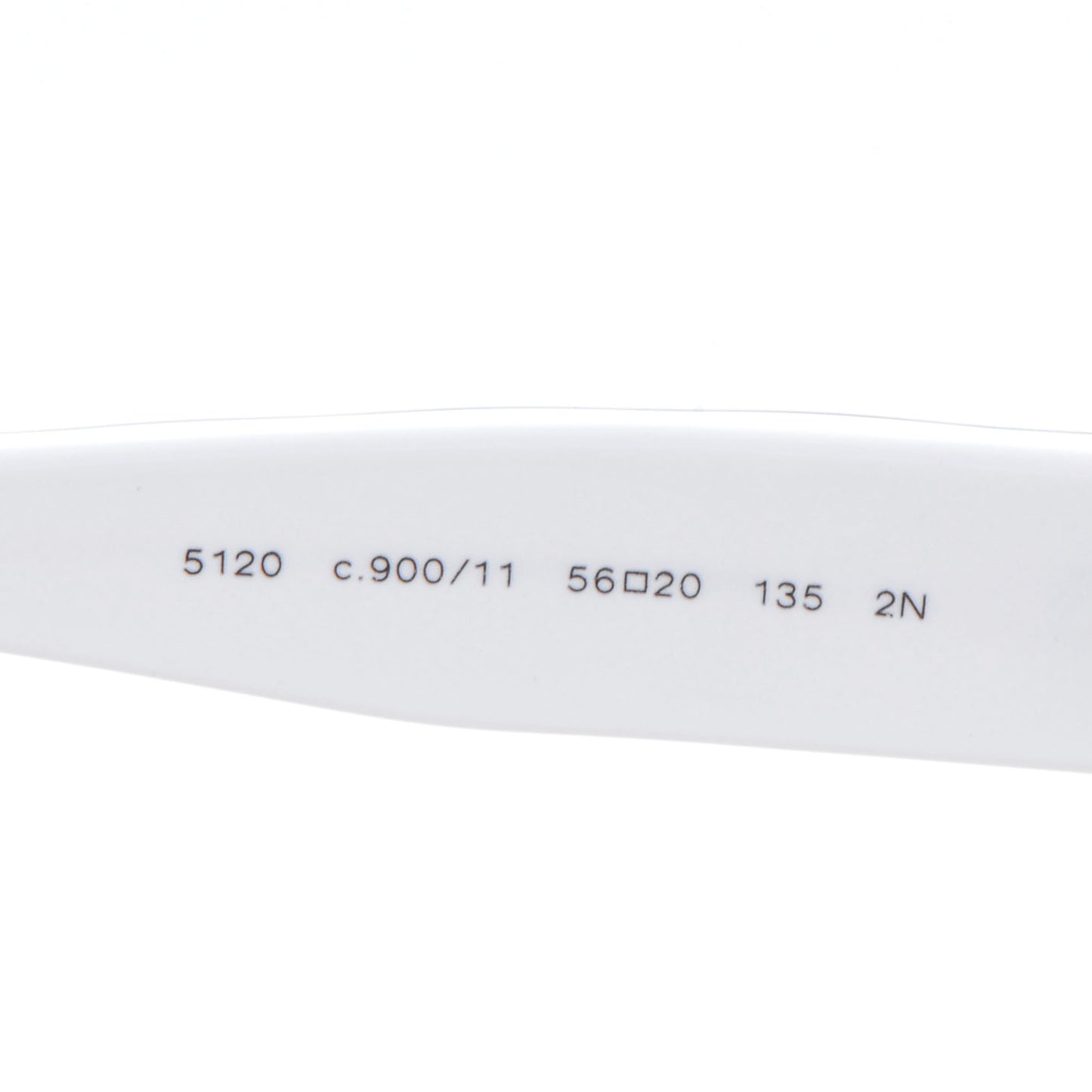 Quilted CC Mod Sunglasses 5120 Black White