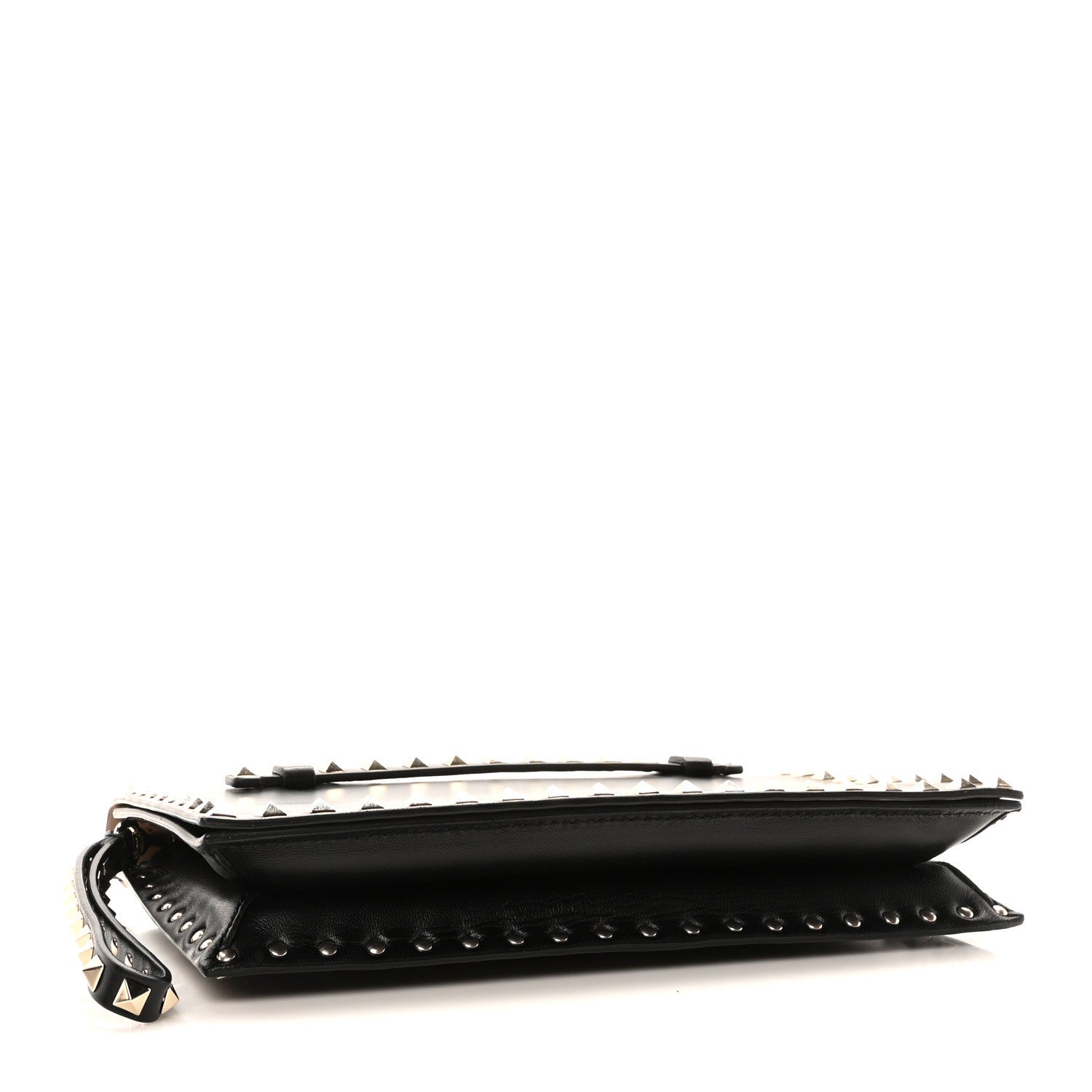 Valentino Garavani Nappa Rockstud Wristlet Clutch Black 4 of 9