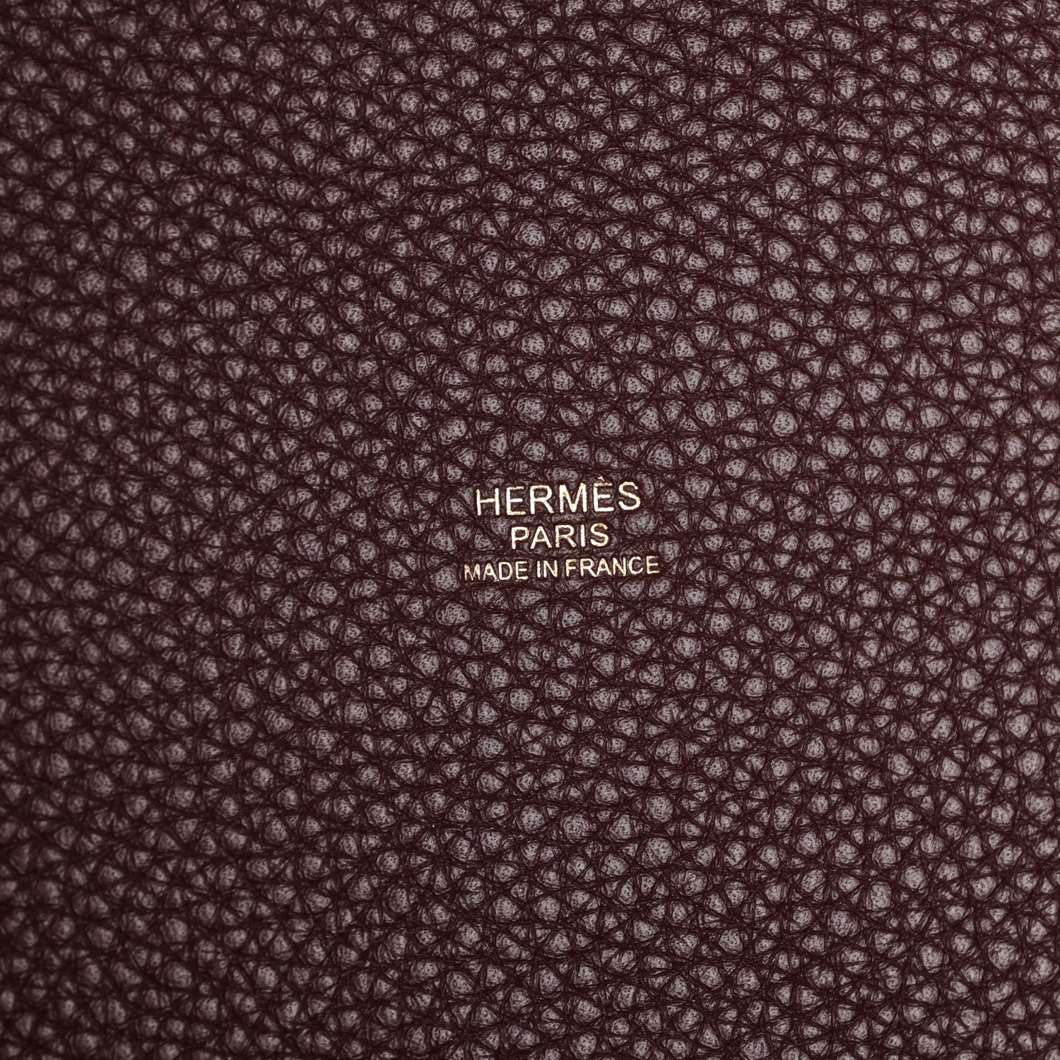 Hermes Taurillon Clemence Swift Eclat Picotin 26 GM Prune Orange Poppy 6 of 11