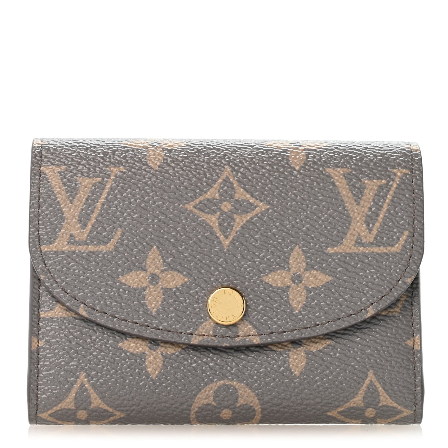 Monogram Rosalie Coin Purse Trianon Gray